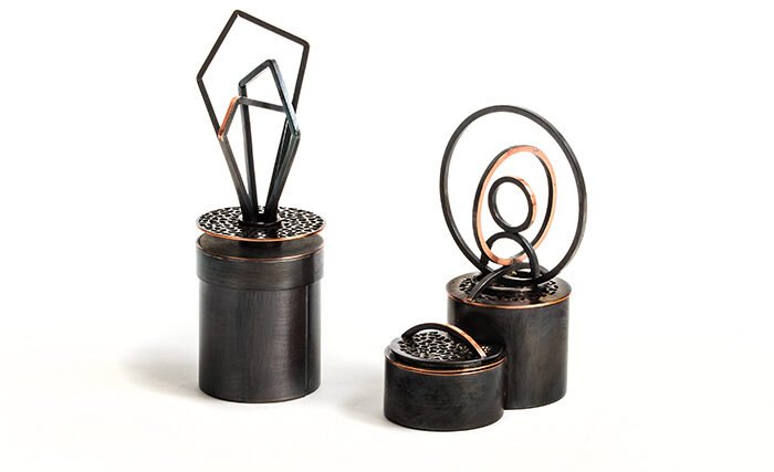 Metal vessels by Jesus Torres-Medina